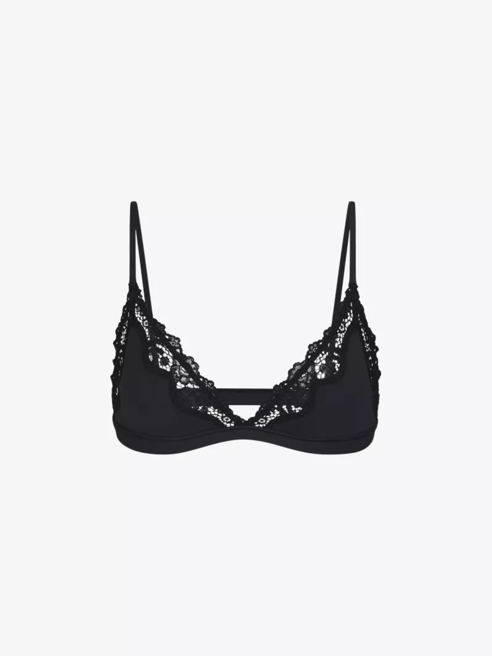 SKIMS Fits Everybody Lace Triangle Bralette 2XL